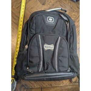 OGIO Gambit Pack Backpack Travel Laptop Bag, Gray & Black, Bushmills Branded
